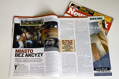 Kampania DRE 2005 - reklama w Newsweek