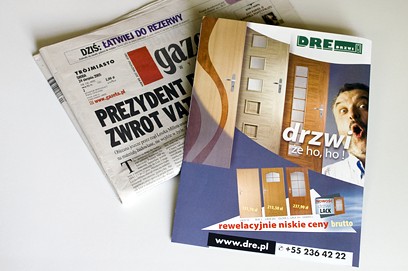 Kampania DRE 2005 - Wrzutka do Gazety Wyborczej