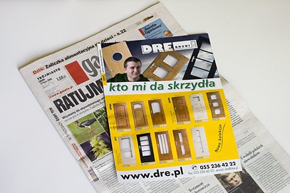 Kampania DRE 2006 - wrzutka do Gazety Wyborczej