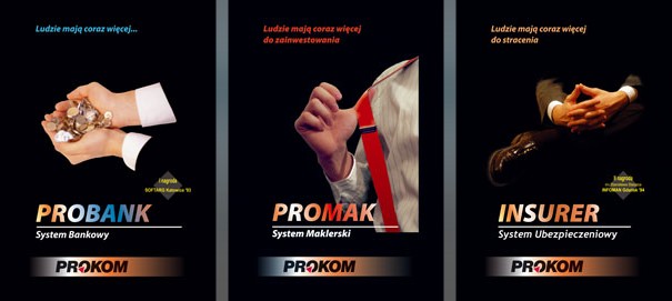 Prokom - projekt graficzny reklamy prasowej